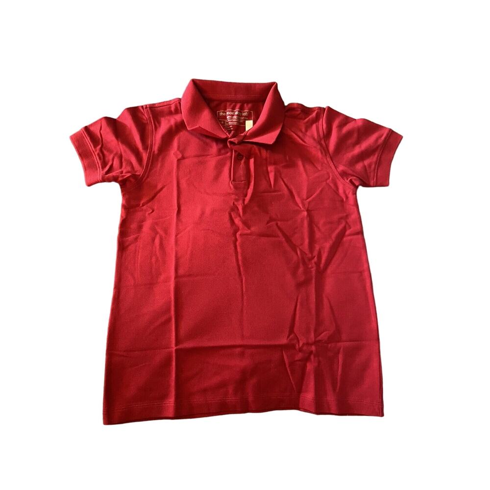 Liquid-Repellent Polo Shirt The Good Day Lab Red Size 10-11 New School Uniform